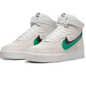Nike Air Force 1 High SE Summit White/Neptune Green/Black/Sesame women’s 8.5 NIB